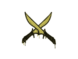 Sealed Graffiti | X-Knives (Tracer Yellow)