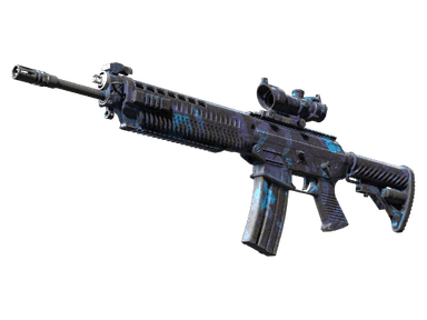 StatTrak™ SG 553 | Aloha (Field-Tested)