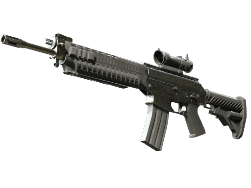 SG 553 | Army Sheen (Minimal Wear)