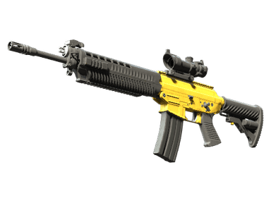 SG 553 | Bulldozer (Well-Worn)