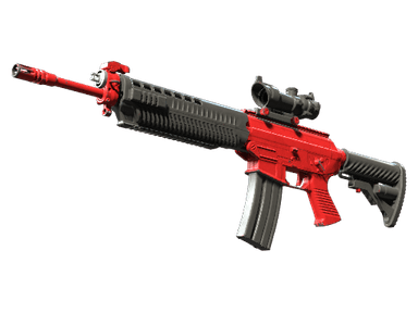 SG 553 | Candy Apple (Field-Tested)