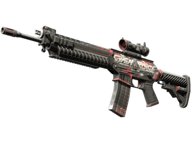 SG 553 | Cyberforce (Well-Worn)