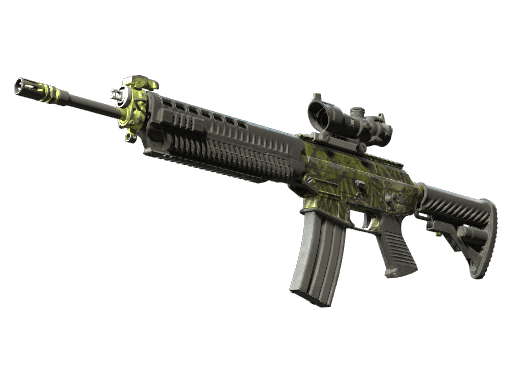 SG 553 | Lush Ruins (Battle-Scarred)