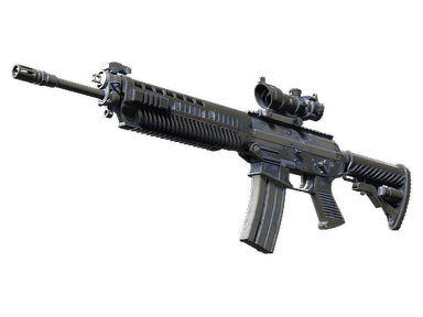 SG 553 | Night Camo (Battle-Scarred)