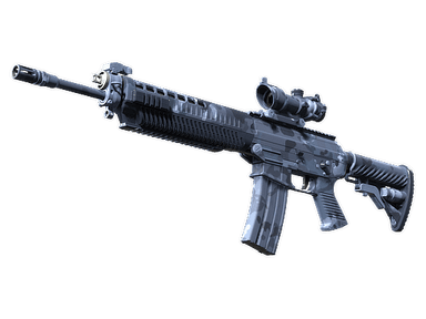 SG 553 | Night Camo (Minimal Wear)