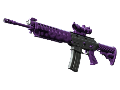 StatTrak™ SG 553 | Ultraviolet (Minimal Wear)