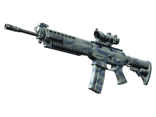 StatTrak™ SG 553 | Wave Spray (Well-Worn)