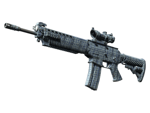 Souvenir SG 553 | Waves Perforated (Well-Worn)