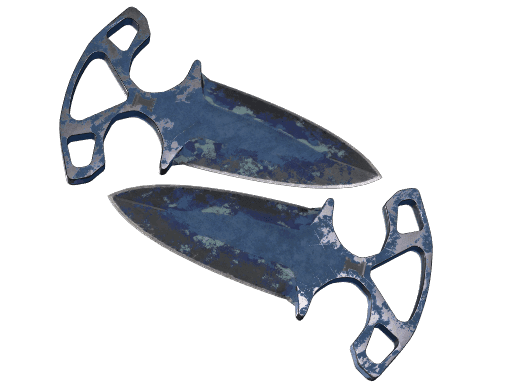 ★ StatTrak™ Shadow Daggers | Bright Water (Battle-Scarred)
