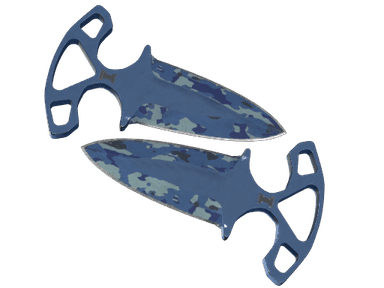 ★ StatTrak™ Shadow Daggers | Bright Water (Well-Worn)