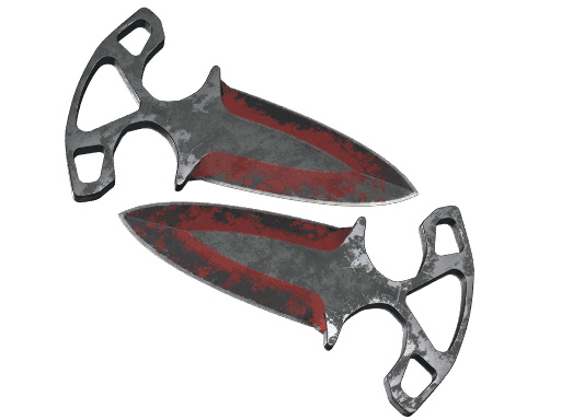 ★ Shadow Daggers | Crimson Web (Battle-Scarred)