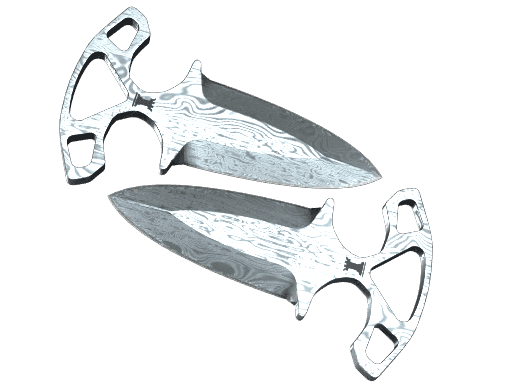 ★ Shadow Daggers | Damascus Steel (Well-Worn)