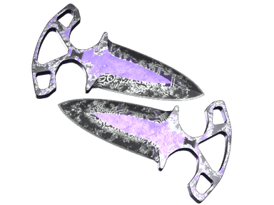 ★ StatTrak™ Shadow Daggers | Freehand (Battle-Scarred)