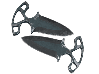 ★ StatTrak™ Shadow Daggers | Night (Battle-Scarred)