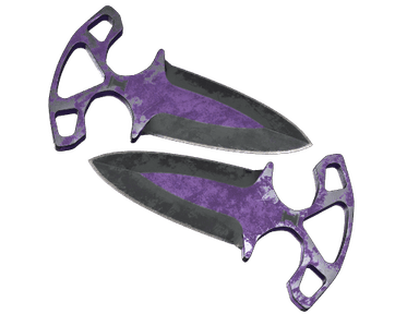 ★ Shadow Daggers | Ultraviolet (Battle-Scarred)