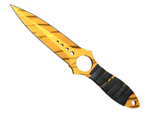★ StatTrak™ Skeleton Knife | Tiger Tooth (Minimal Wear)