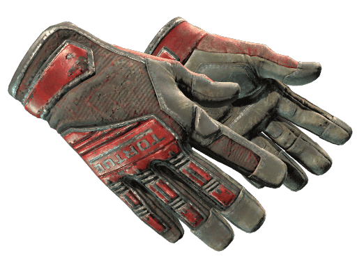 ★ Specialist Gloves | Crimson Web (Battle-Scarred)