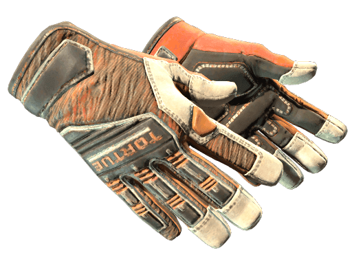 ★ Specialist Gloves | Tiger Strike (Well-Worn)