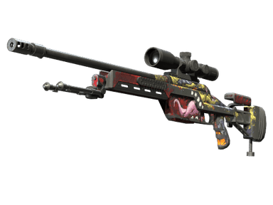 SSG 08 | Bloodshot (Battle-Scarred)