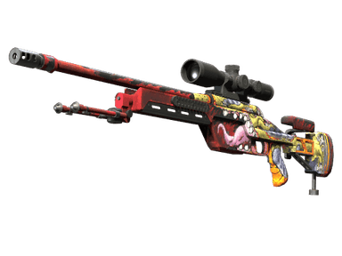 StatTrak™ SSG 08 | Bloodshot (Minimal Wear)
