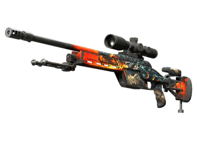 SSG 08 | Dragonfire (Field-Tested)