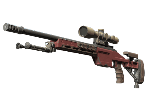 SSG 08 | Red Stone (Field-Tested)
