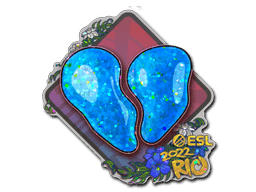 Sticker | 00 Nation (Glitter) | Rio 2022
