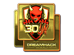 Sticker | 3DMAX (Gold) | DreamHack 2014