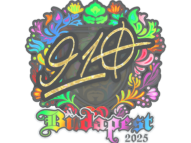Sticker | 910 (Holo) | Budapest 2025