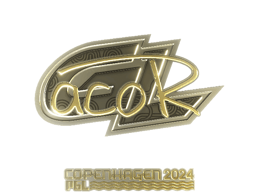 Sticker | acoR (Gold) | Copenhagen 2024