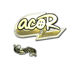 Sticker | acoR (Gold) | Paris 2023