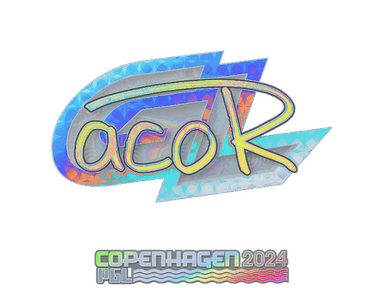 Sticker | acoR (Holo) | Copenhagen 2024