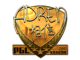 Sticker | AdreN (Gold) | Krakow 2017