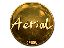 Sticker | Aerial (Gold) | Katowice 2019