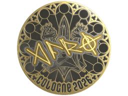 Sticker | afro (Gold) | Cologne 2026