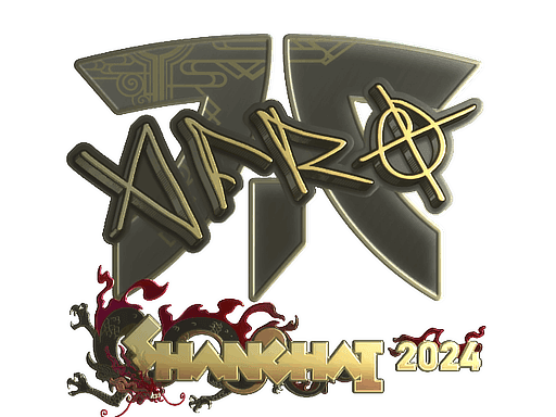 Sticker | afro (Gold) | Shanghai 2024