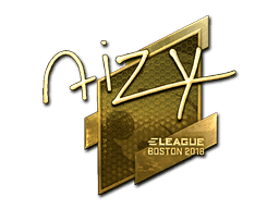 Sticker | aizy (Gold) | Boston 2018