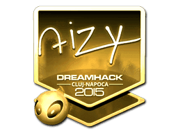 Sticker | aizy (Gold) | Cluj-Napoca 2015