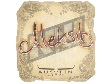 Sticker | Aleksib | Austin 2025