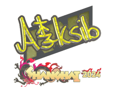 Sticker | Aleksib (Glitter) | Shanghai 2024