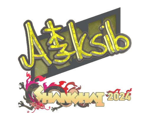 Sticker | Aleksib (Glitter) | Shanghai 2024