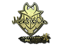 Sticker | Aleksib (Gold) | Antwerp 2022