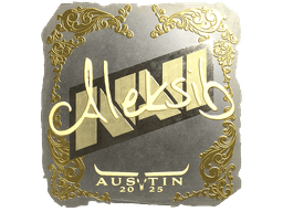 Sticker | Aleksib (Gold) | Austin 2025