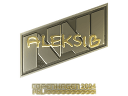 Sticker | Aleksib (Gold) | Copenhagen 2024