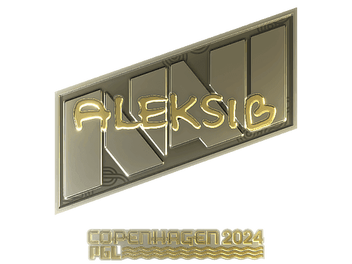 Sticker | Aleksib (Gold) | Copenhagen 2024