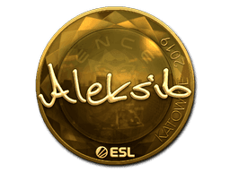 Sticker | Aleksib (Gold) | Katowice 2019