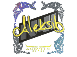 Sticker | Aleksib (Holo) | Austin 2025