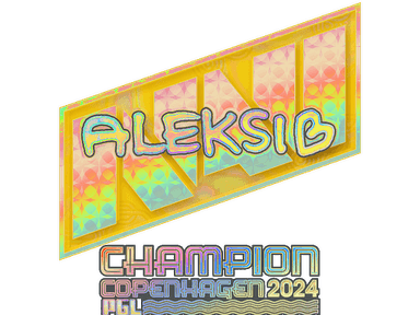 Sticker | Aleksib (Holo, Champion) | Copenhagen 2024