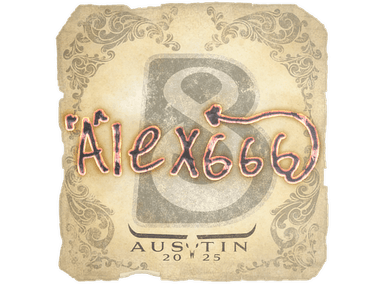 Sticker | alex666 | Austin 2025
