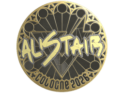 Sticker | aliStair (Gold) | Cologne 2026